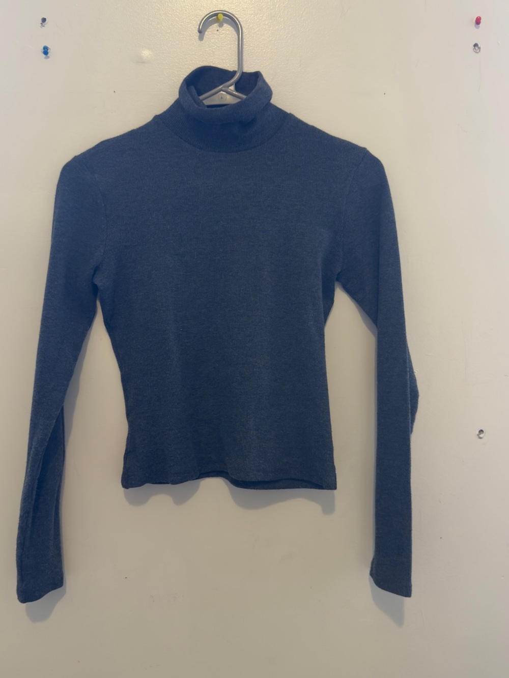 Fashion Nova Charcoal Gray Turtleneck Long Sleeve Top